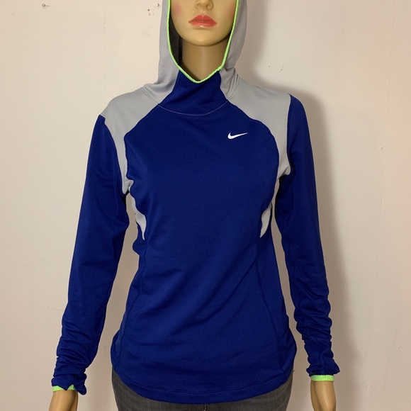 Nike Tops - Nike running pullover hooded shirt